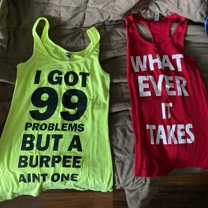 Workout tanks